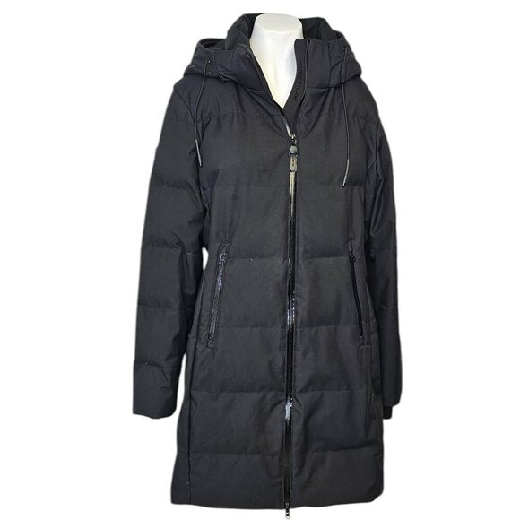 Atelier Noir Womens Sydney Jacket, Down, Feather, Black, Parka, Size Small - Picture 1 of 11
